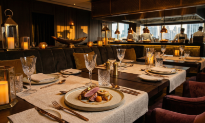 Hint mutfağı fine dining konseptinde zarif tabaklama ve şık restoran tasarımı