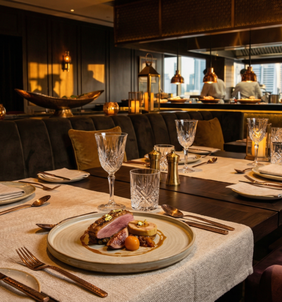 Hint mutfağı fine dining konseptinde zarif tabaklama ve şık restoran tasarımı