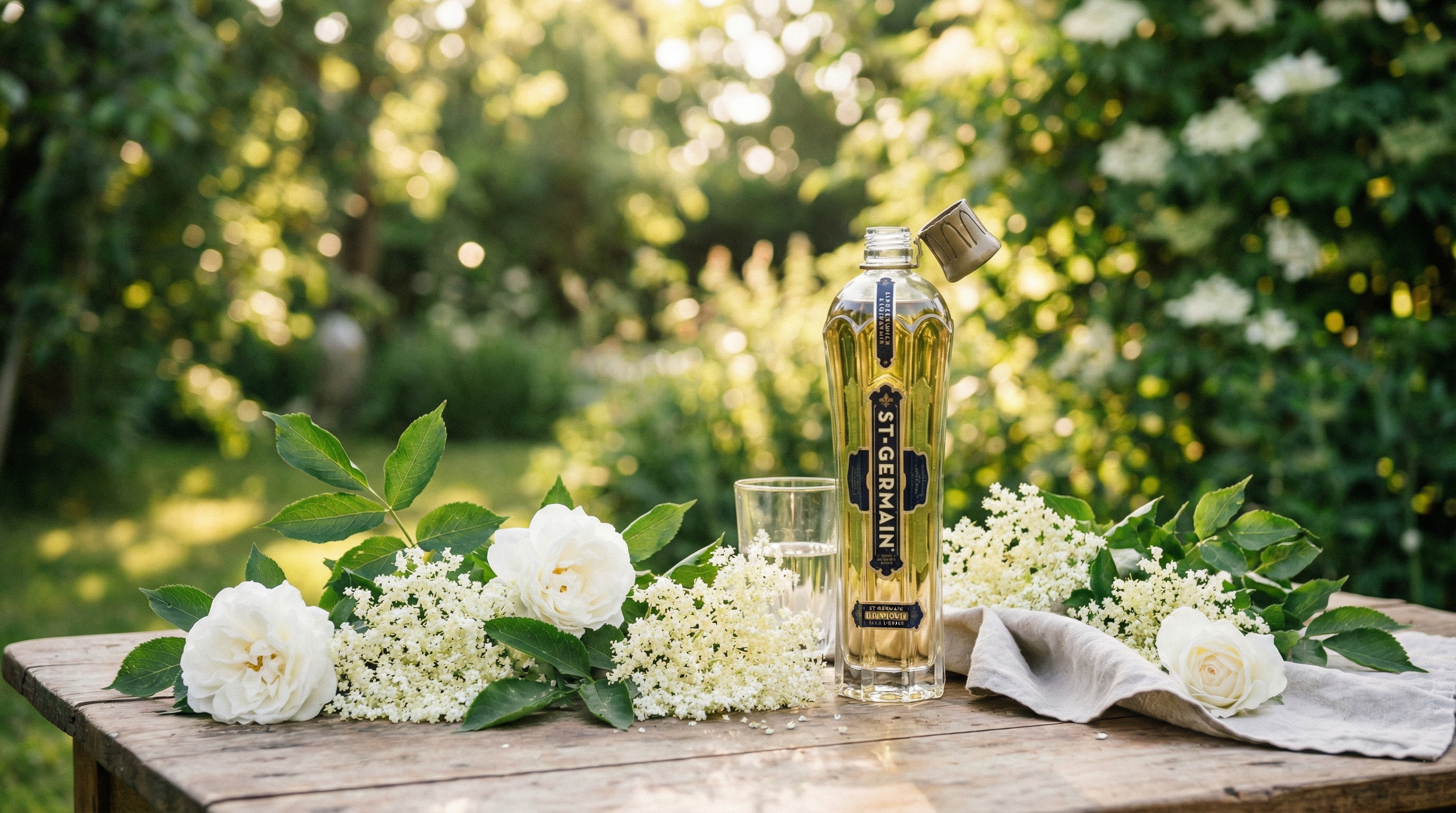 Mürver çiçeği ve St-Germain likörü