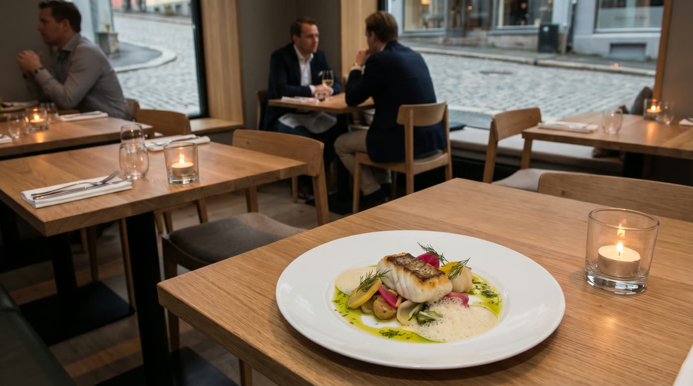 Oslo'da İskandinav mutfağı — Norveç deniz ürünleri ve fine dining