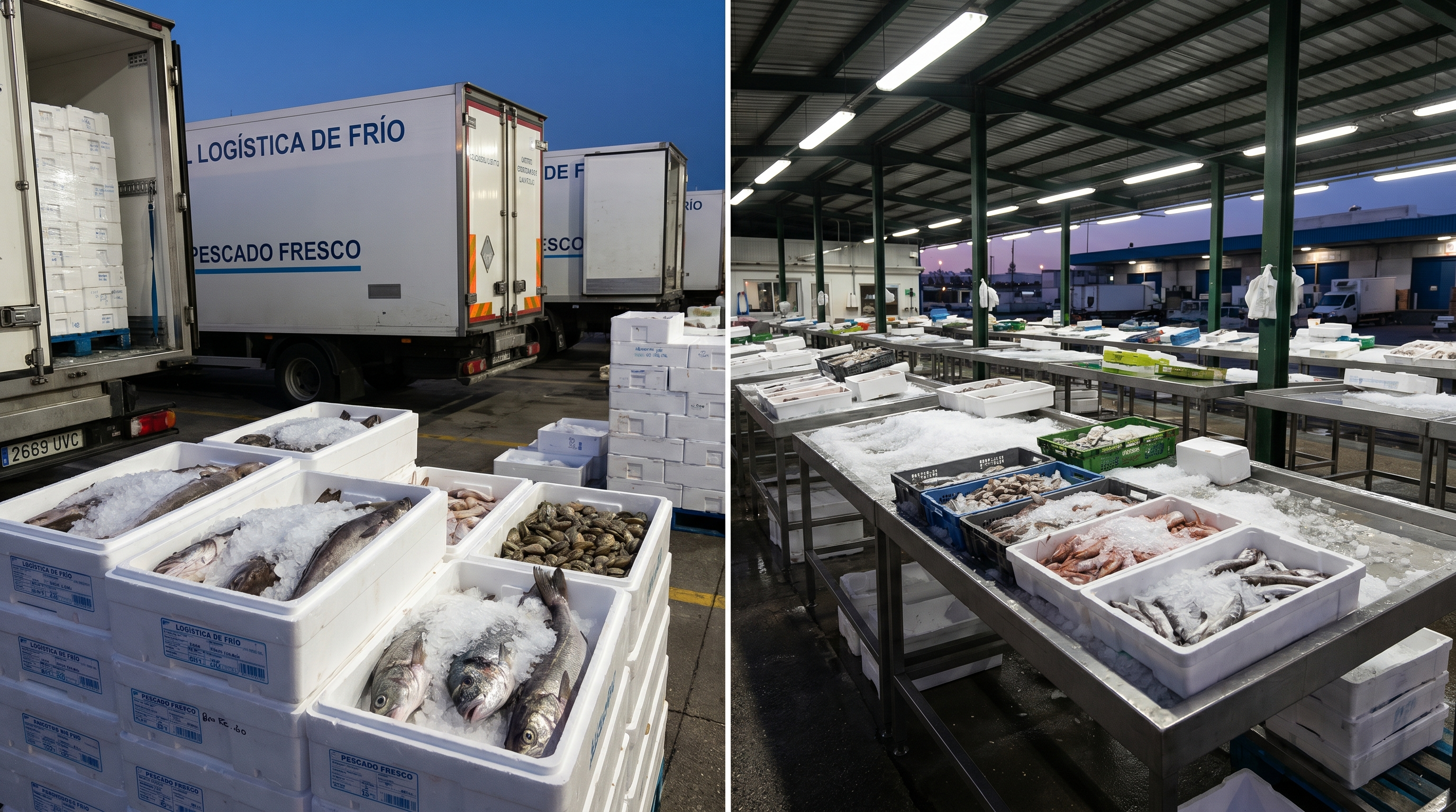 Madrid deniz ürünleri soğuk zincir lojistiği