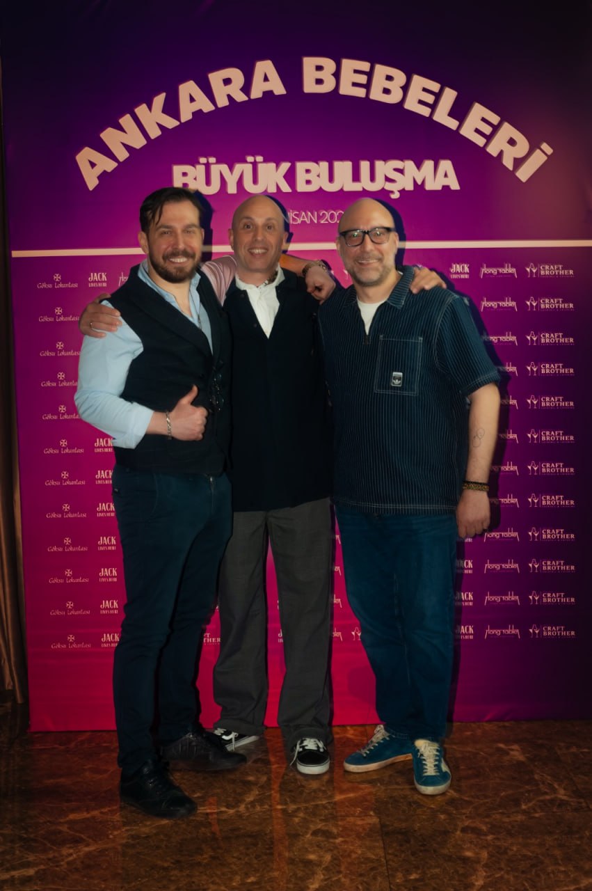 Hazer Amani, Tongar Fırat ve Ali Ronay — Ankara Bebeleri Büyük Buluşma