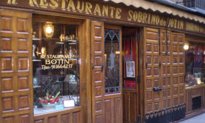 Madrid Botín restoranı cephesi — Wikimedia Commons CC BY-SA 3.0