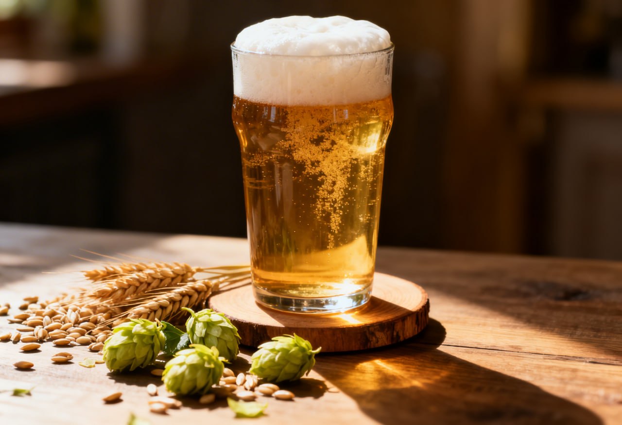 Craft beer — şerbetçiotu ve arpa ile el yapımı bira