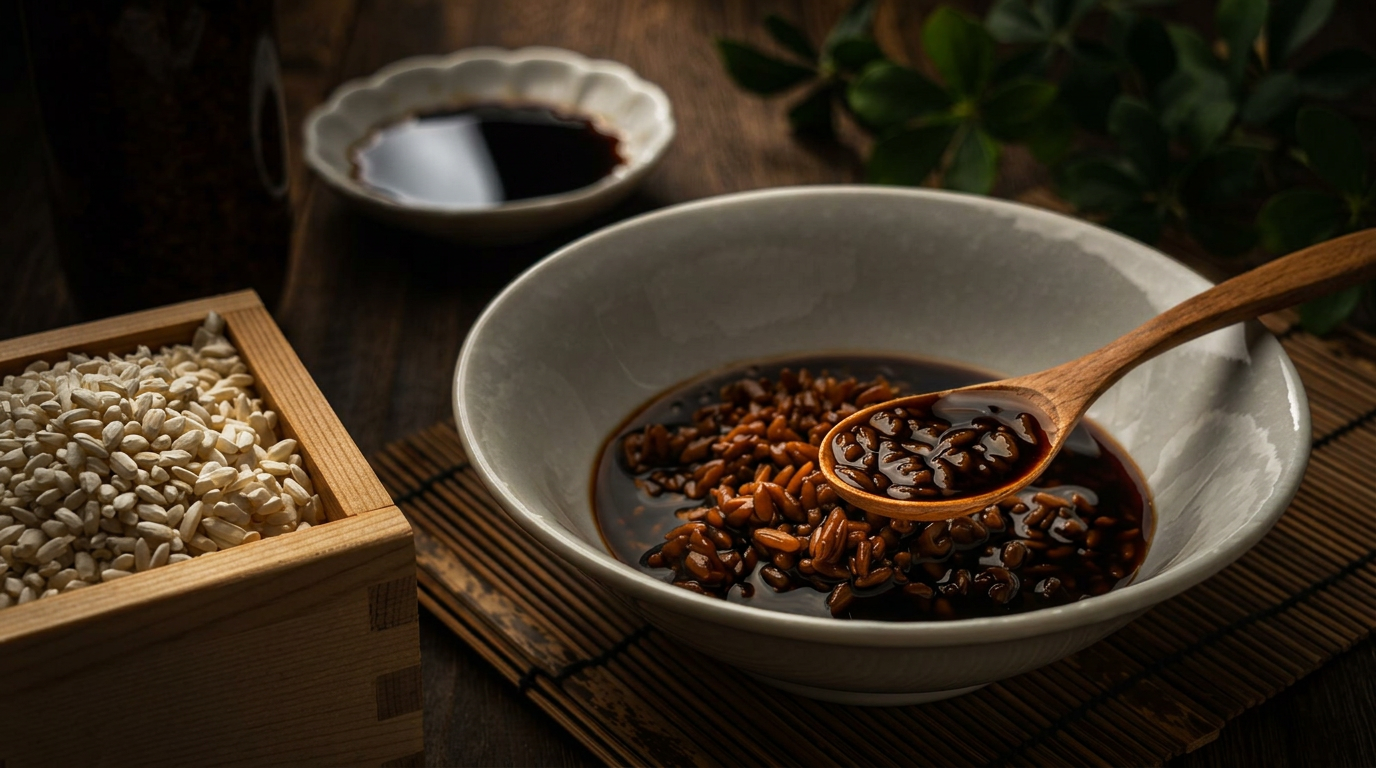 Koji ile hazırlanmış geleneksel Japon fermentasyon ürünleri