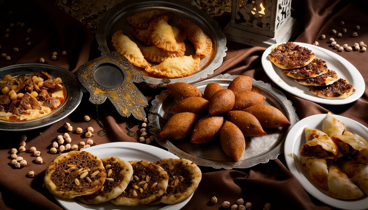 Anadolu hamur işleri — içli köfte lahmacun börek geleneksel lezzetler