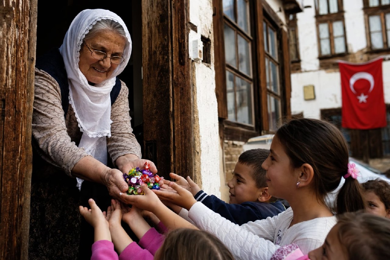 Bayram sabahı çocuklar