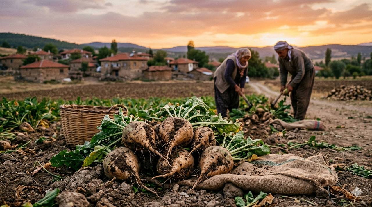 Anadolu'da pancar hasatı - Türk şeker pancarı tarımı