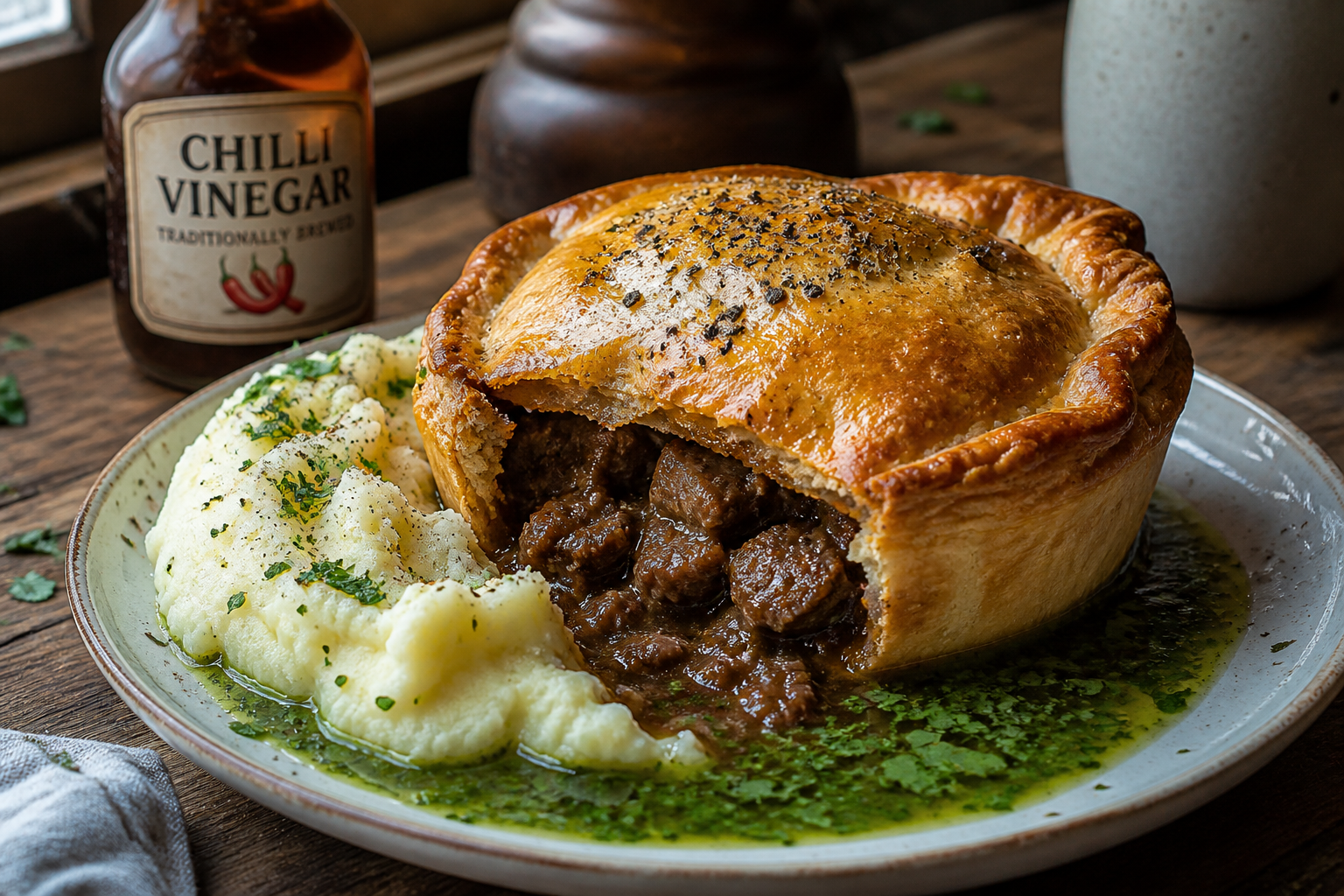 İngiliz Turta Dükkanı ve Geleneksel Pie and Mash