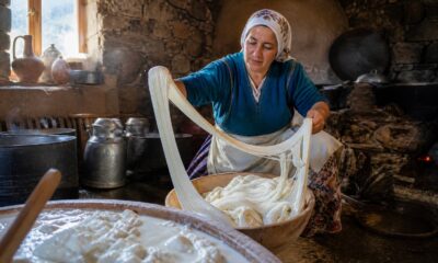 Erzurum civil peyniri geleneksel tel çekme zanaatı ve yayla mandırası