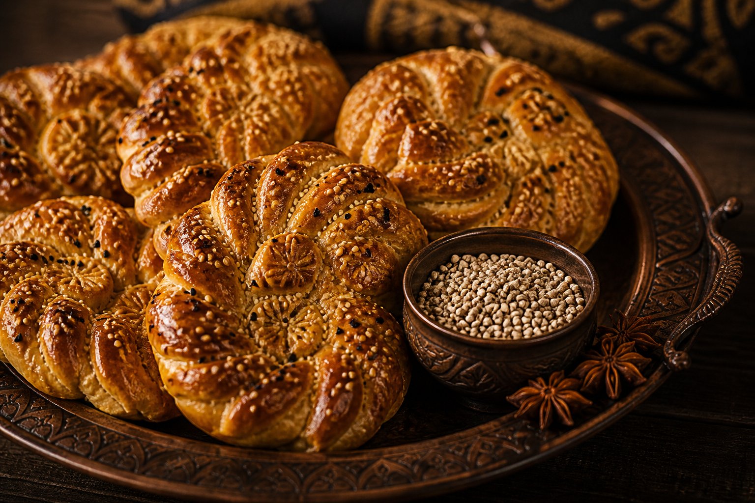 Geleneksel Mardin Süryani Çöreği ve Baharat Harmanı