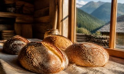 Artvin Şavşat Dağ Köylerinde Pişen Ekşi Mayalı Köy Ekmekleri