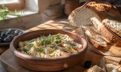Tire Çamur Peyniri ve Ege zeytinyağı sofrası